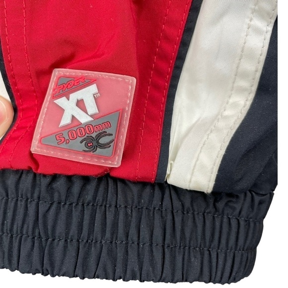 SPYDER Waterproof Insulated Ski/Snow XT 5000mm Moto Style Jacket Size 10 - Picture 5 of 10